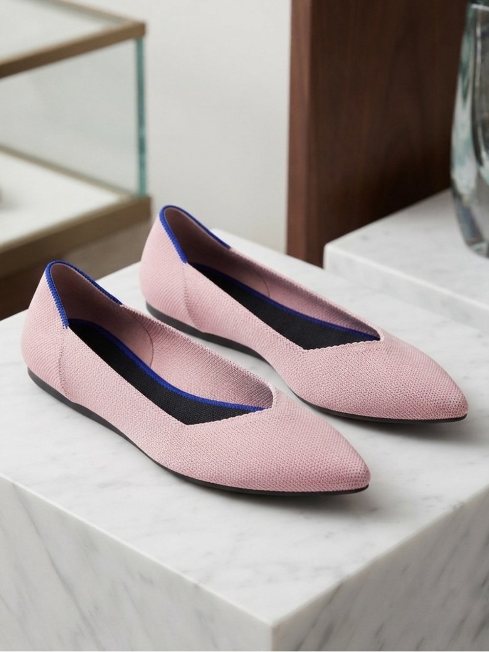Rothy’s The Point Flat in Retired Color Petal Pink Size 11